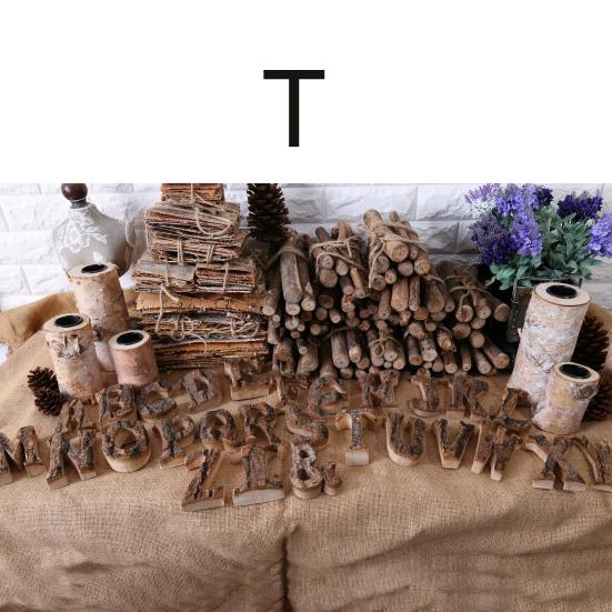 Украшение Дистресс Отдельно стоящий Алфавит Практичный Деревянный А-Я T